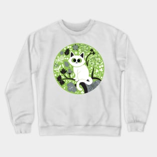 Agender Pride Cat Crewneck Sweatshirt